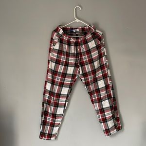 Mens plaid pajama pants
